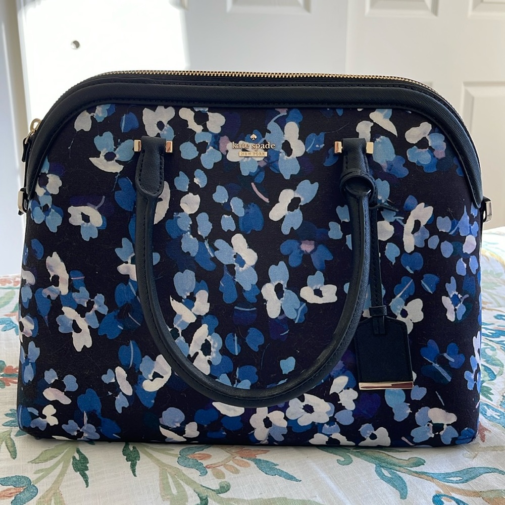 Kate Spade Blue Floral Handbag